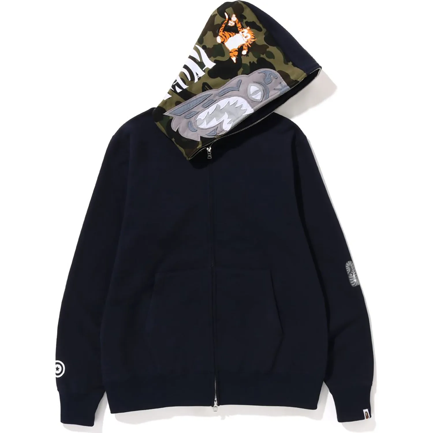 1ST CAMO TIGER FULL ZIP HOODIE MENS