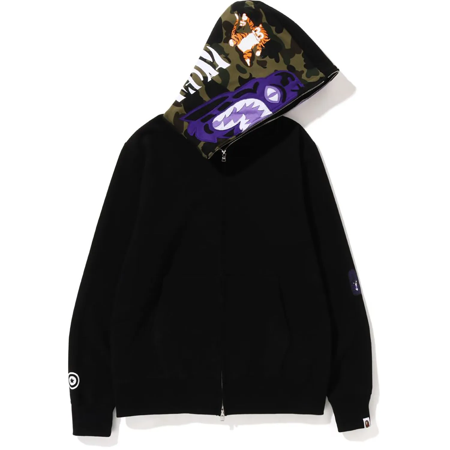 1ST CAMO TIGER FULL ZIP HOODIE MENS