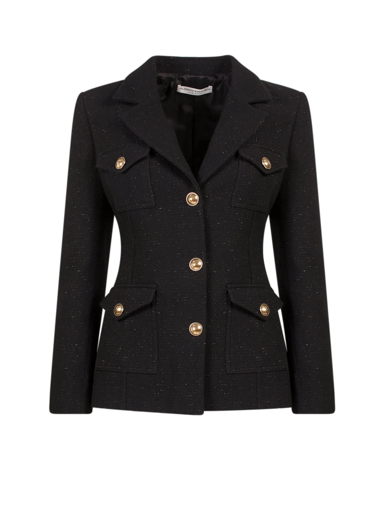 Alessandra Rich Tweed Boucle Jacket