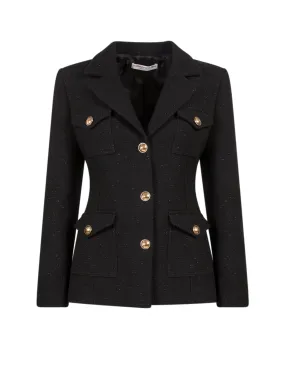 Alessandra Rich Tweed Boucle Jacket