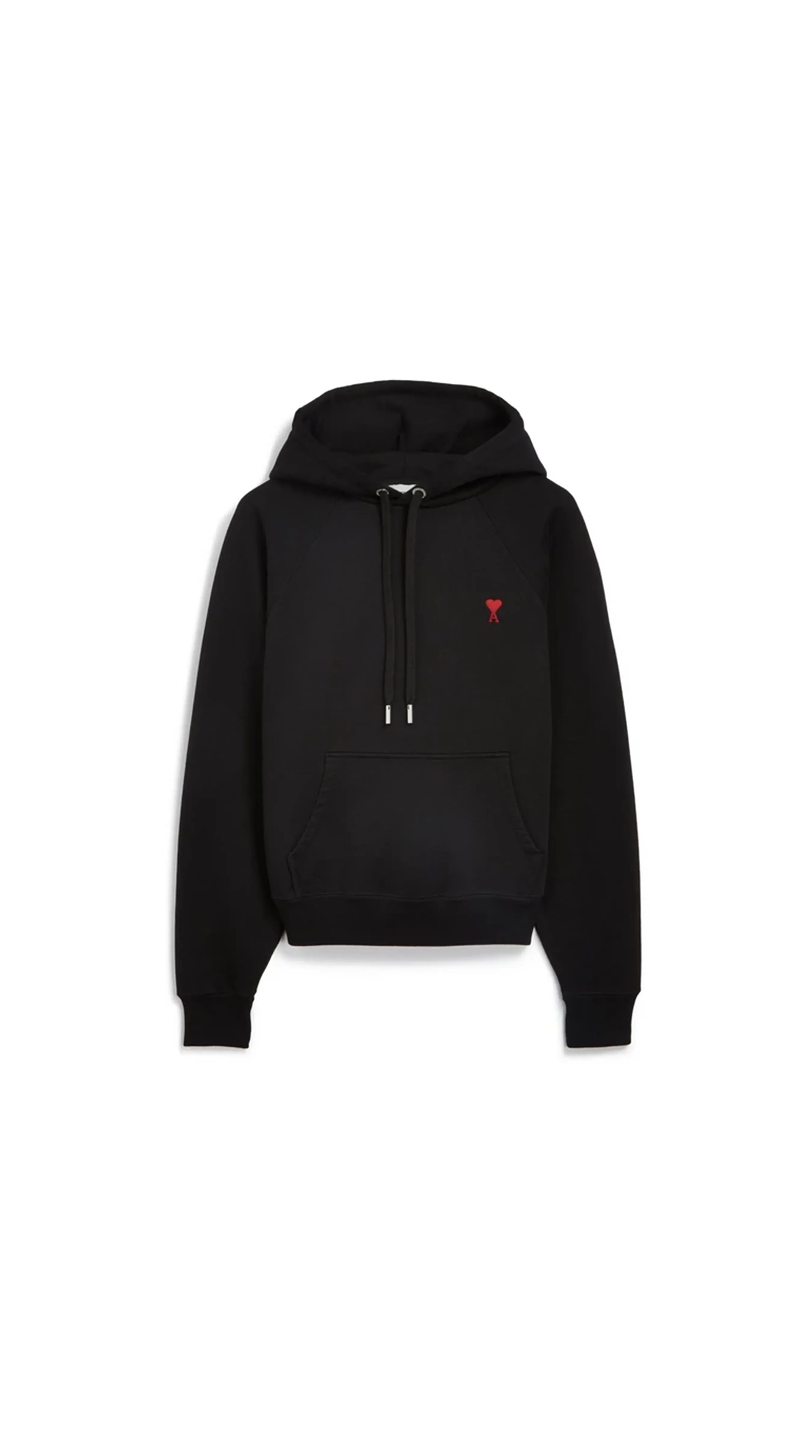 Ami de Cur Boxy Fit Hoodie - Black