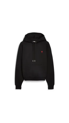 Ami de Cur Boxy Fit Hoodie - Black