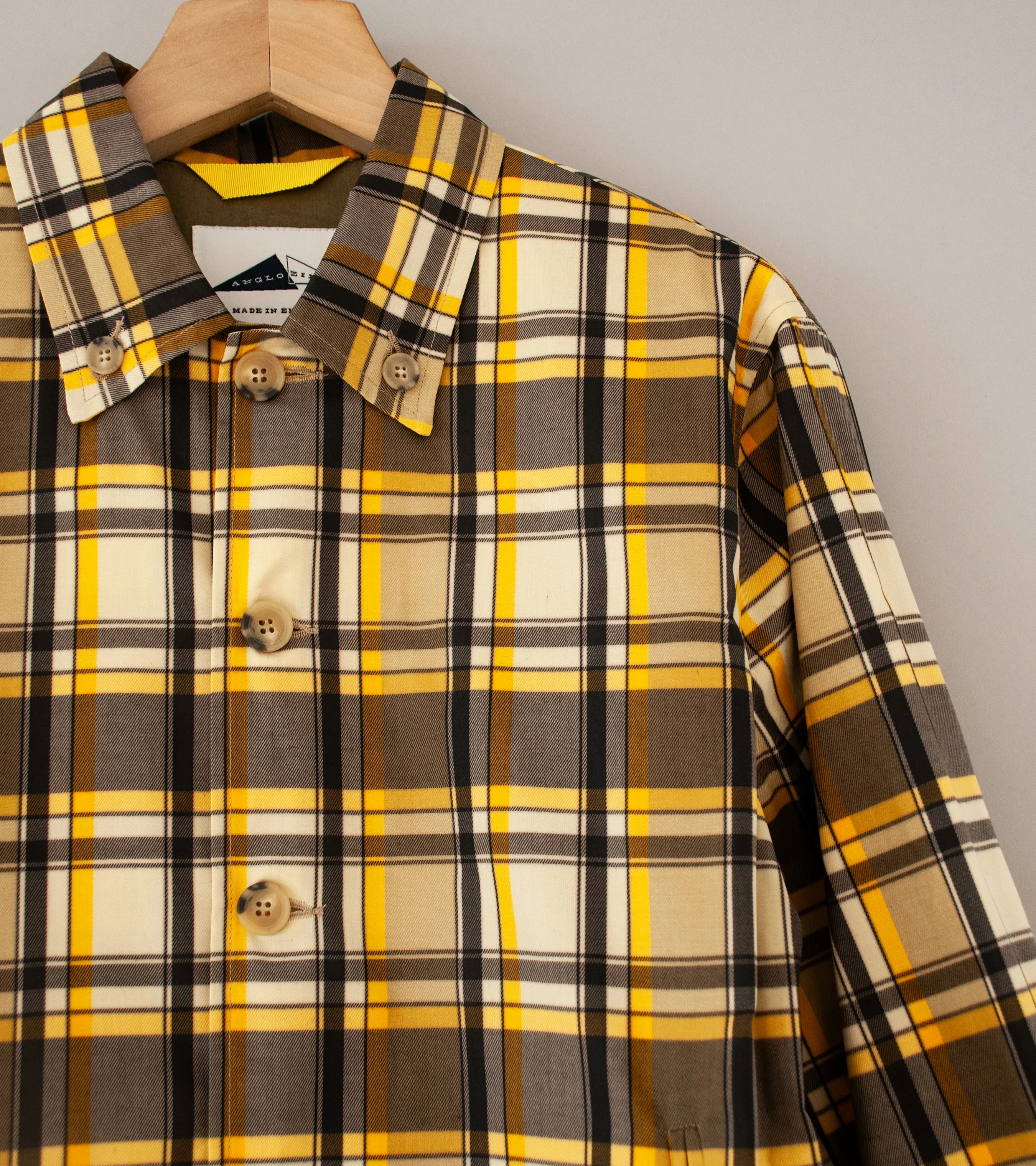 Anglozine 'Island Jacket' (Yellow Check)