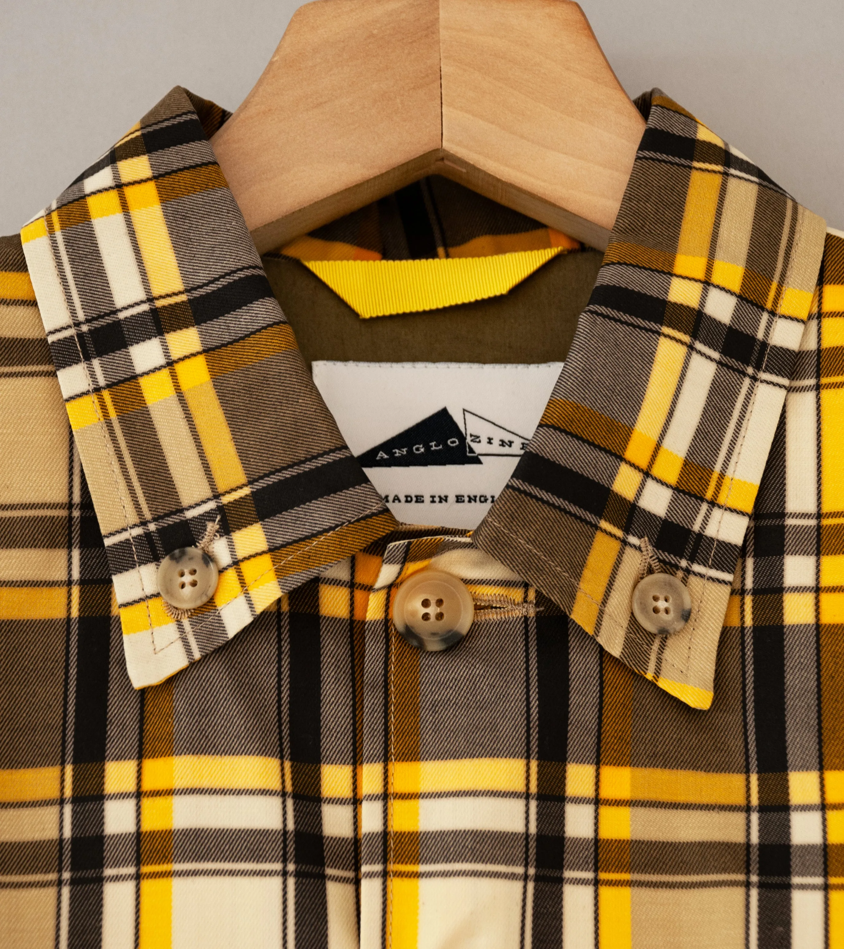 Anglozine 'Island Jacket' (Yellow Check)