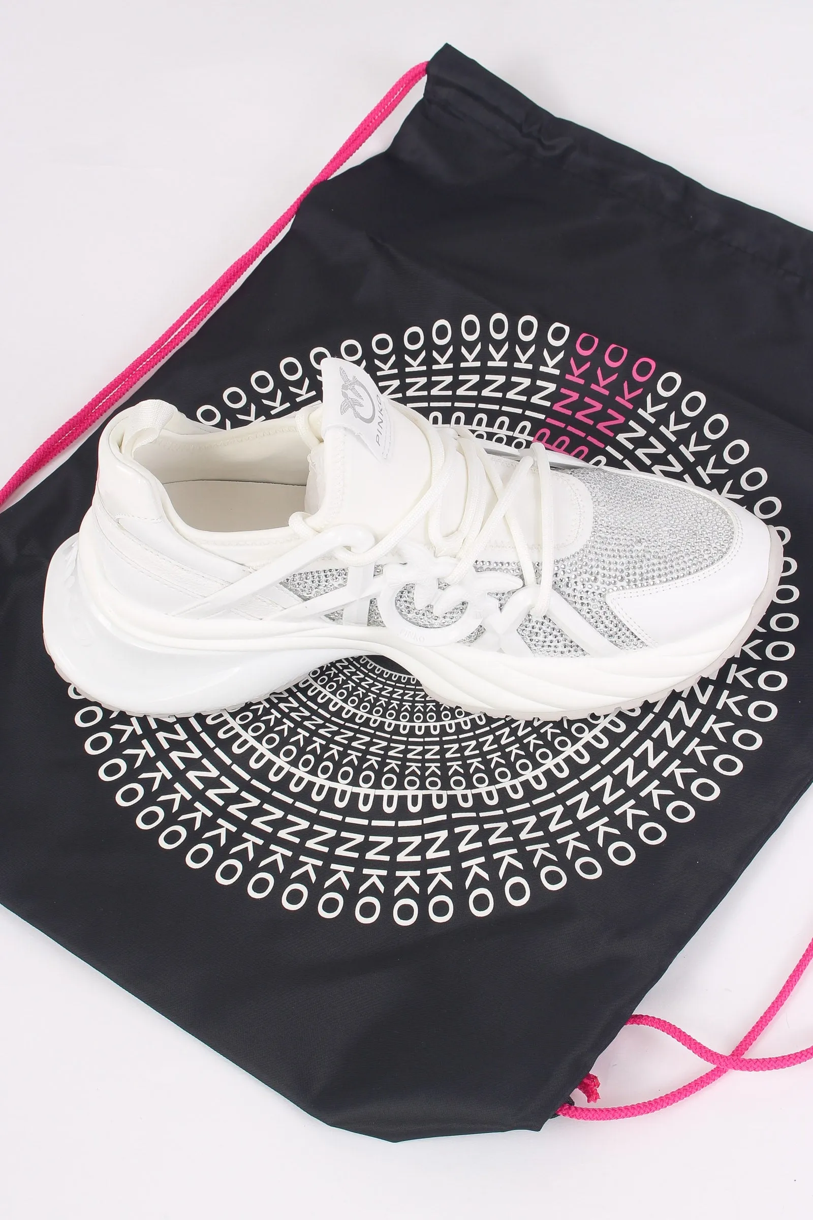 Ariel 01 Sneaker Neoprene White/crystal