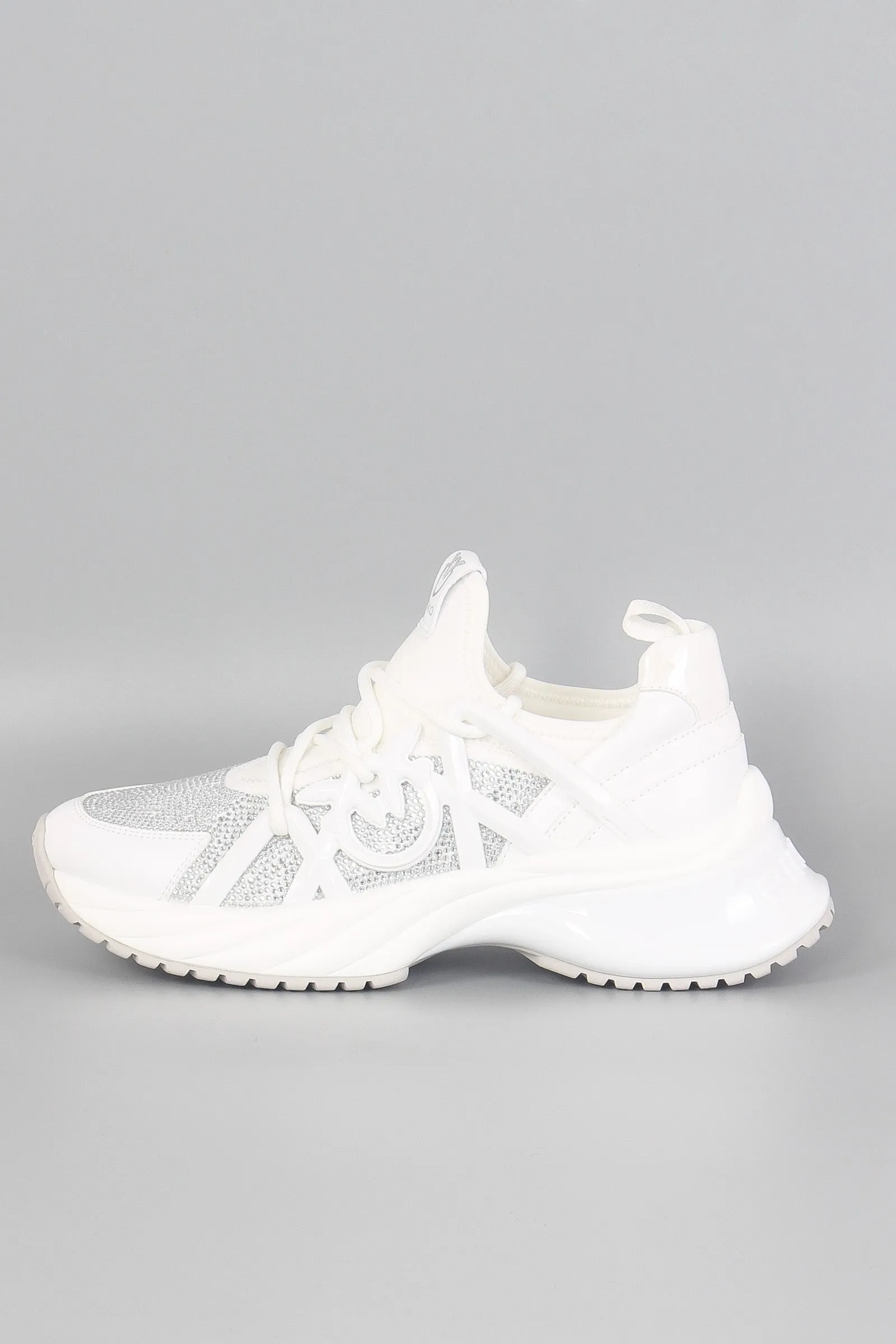 Ariel 01 Sneaker Neoprene White/crystal