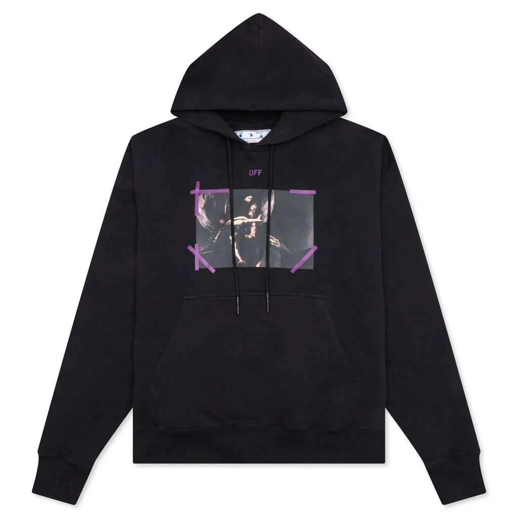 Arrow Caravaggio Mercy Skate Hoodie - Black/Orchid