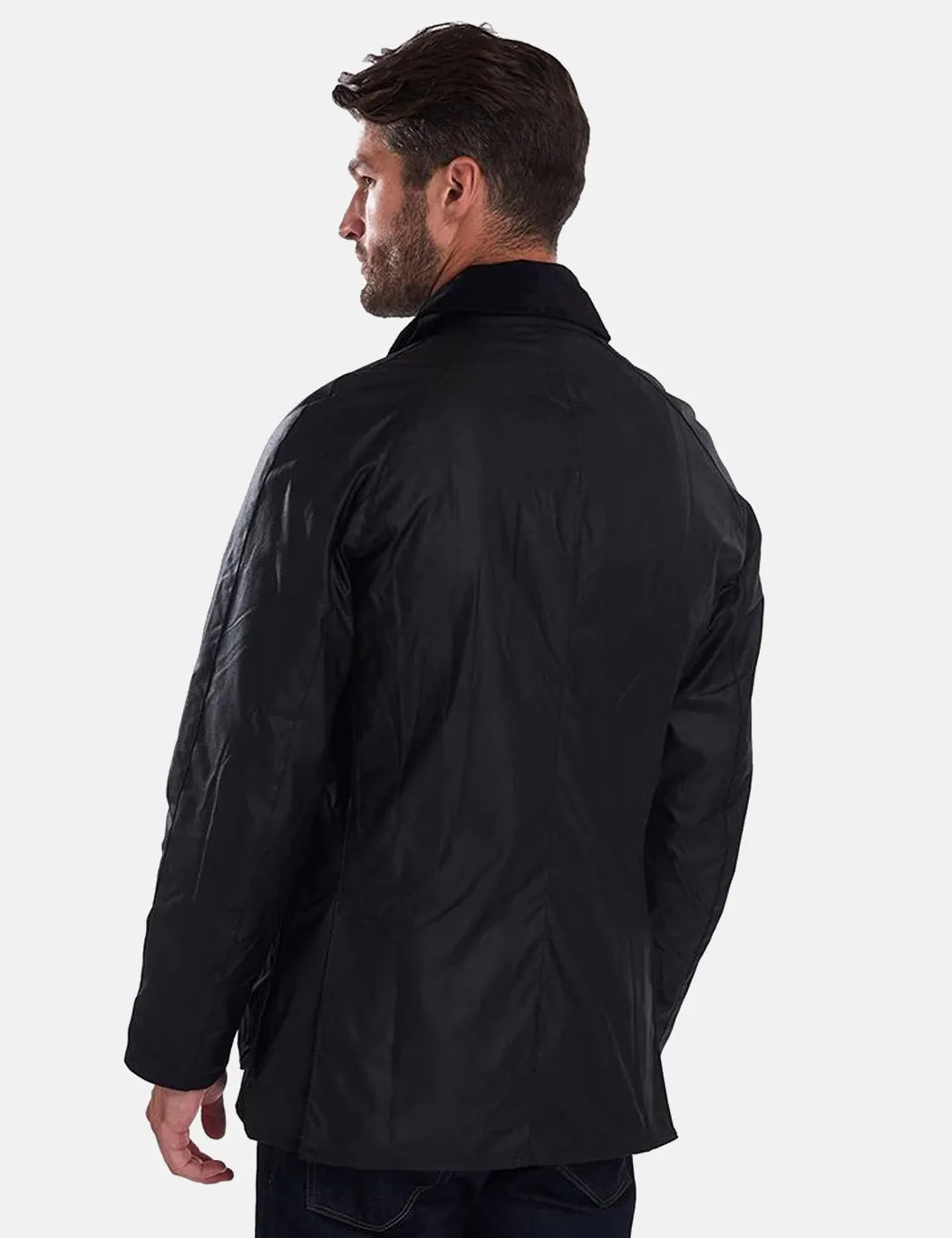 Barbour Ashby Wax Jacket - Black