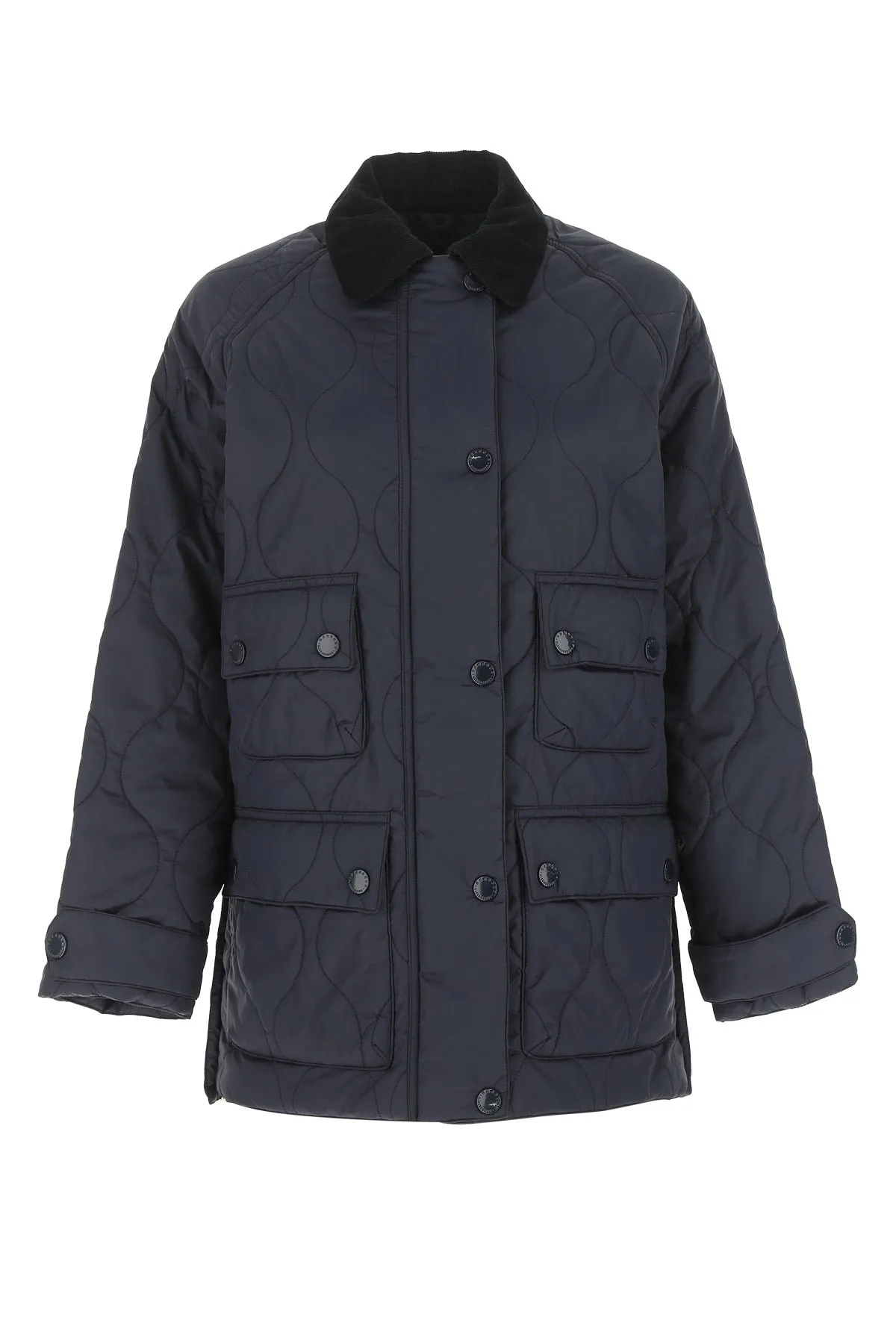 Barbour Corduroy Collar Quilted Jacket