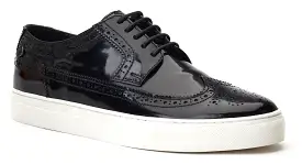 Base London Mickey Mens Leather Lace Up Brogue Shoe