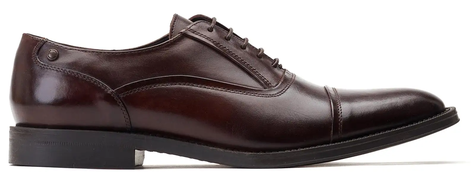 Base London Wilson Waxy Mens Leather Lace Up Oxford Shoe