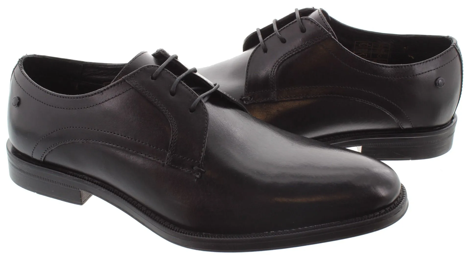 BASE Mens Hadley Lace Shoes In Black