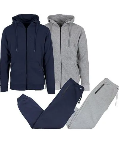 B.B. Mens Fleece Full Zip Hoodie & Jogger