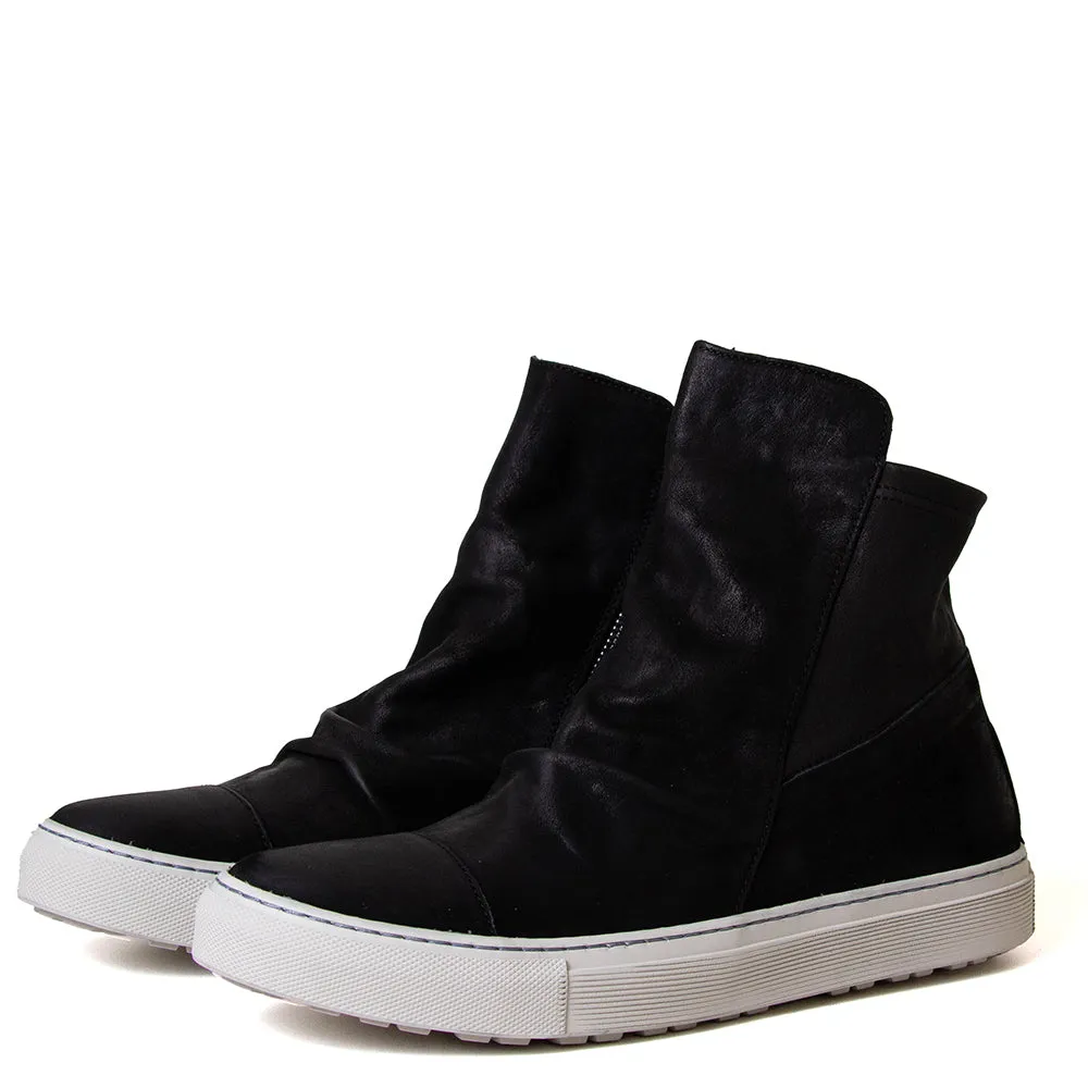 Bret Women's High-Rise Leather Sneaker