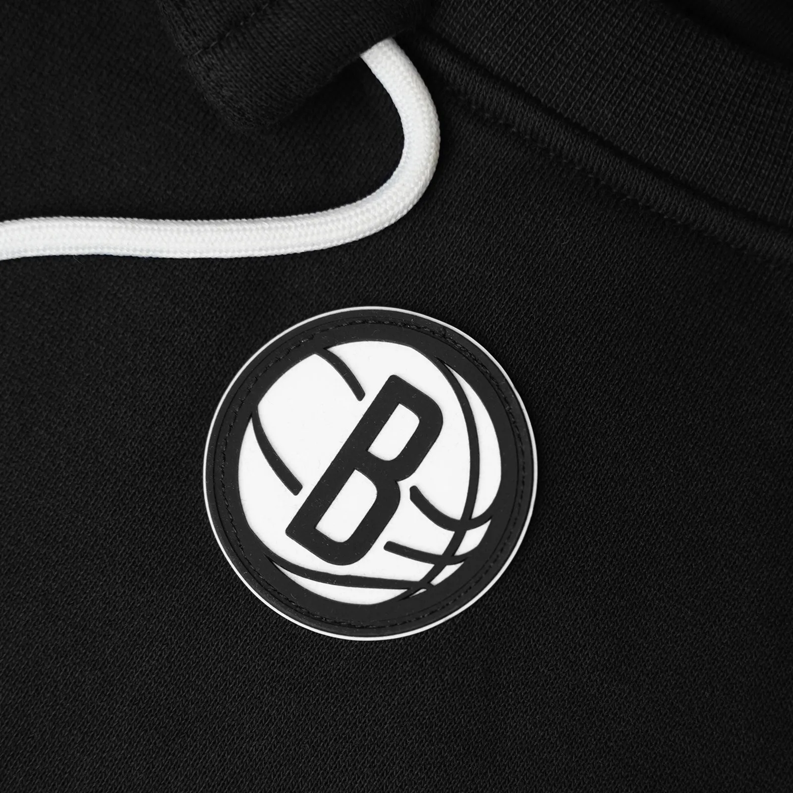 Brooklyn Nets Courtside NBA Fleece Hoodie - Black