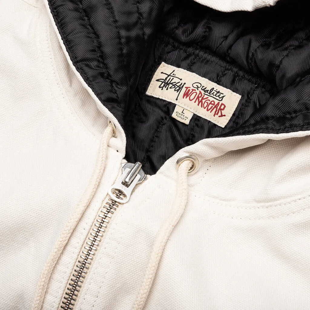 Canvas Insulated Work Jacket - Bone