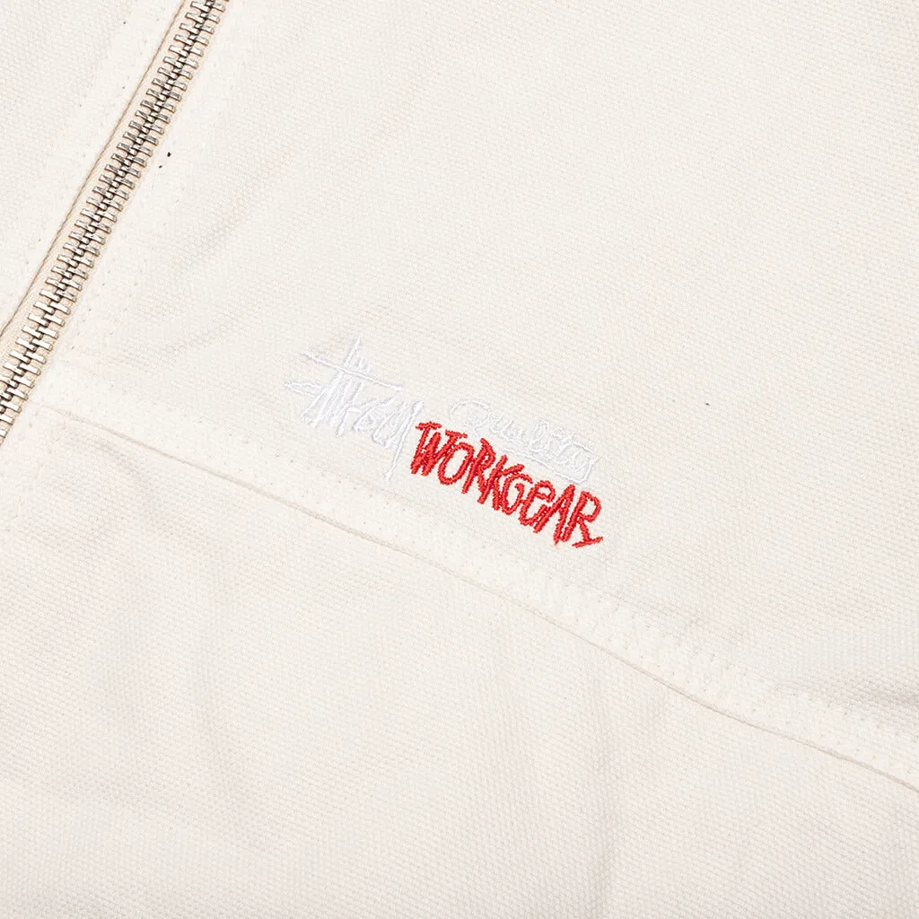 Canvas Insulated Work Jacket - Bone