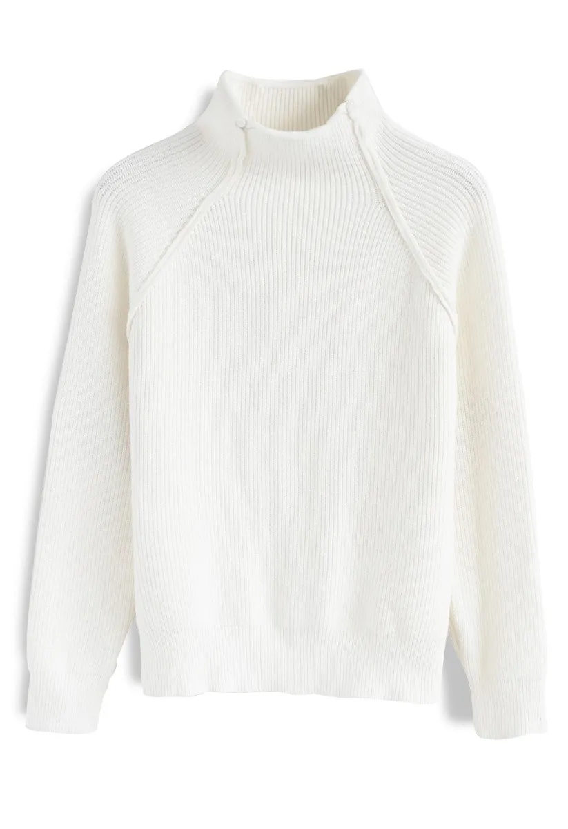 Chicwish  |Heart and Soul Patched Knit Sweater