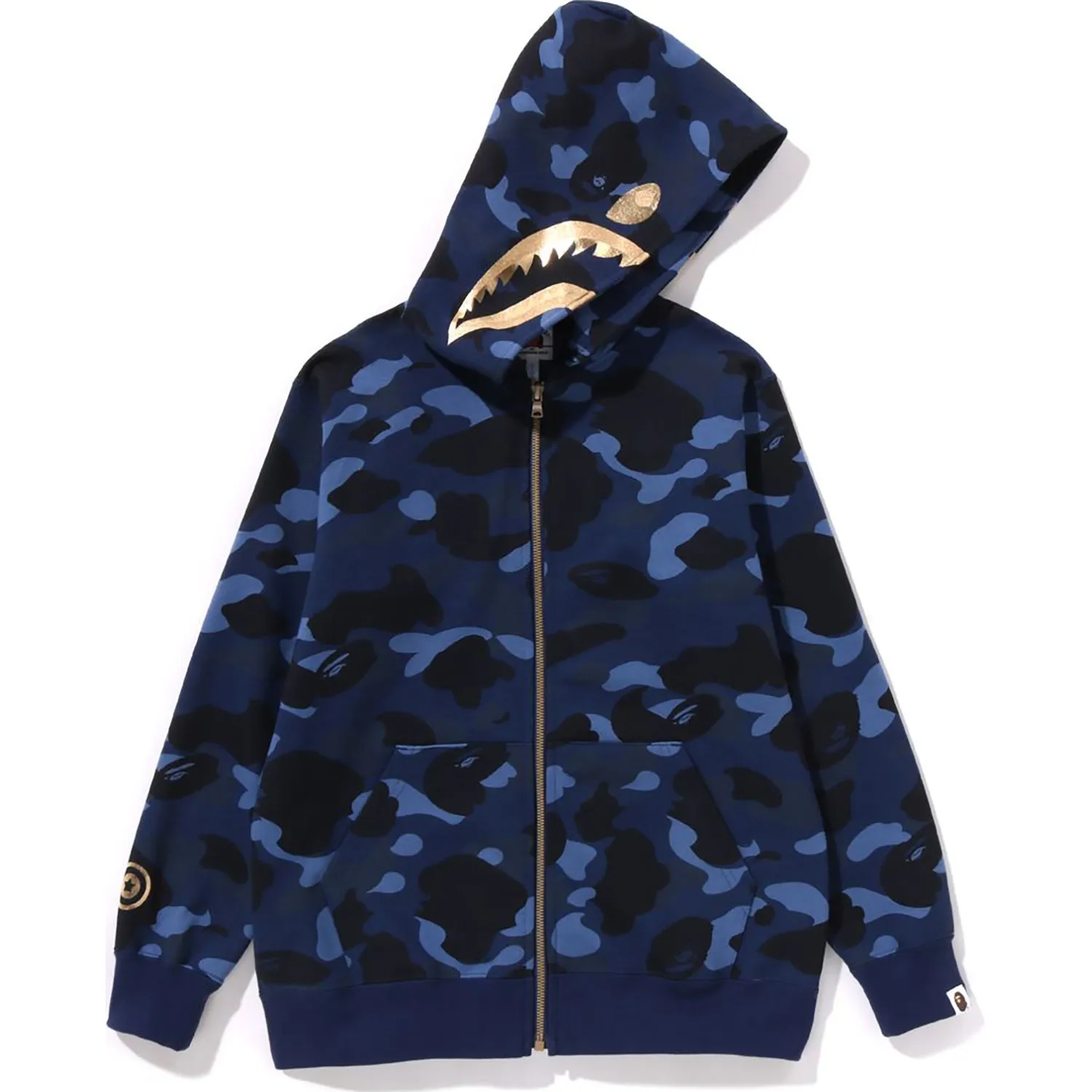 COLOR CAMO SHARK ZIP HOODIE JR KIDS