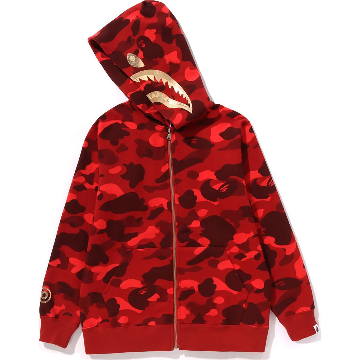 COLOR CAMO SHARK ZIP HOODIE JR KIDS