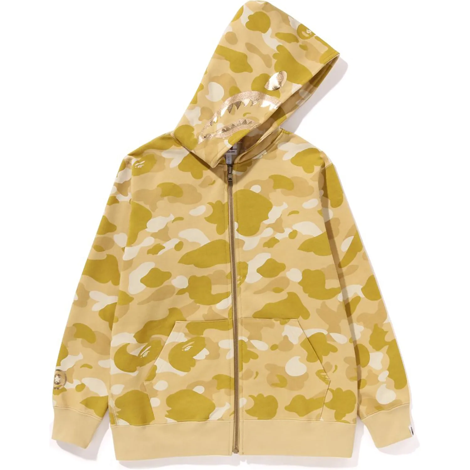 COLOR CAMO SHARK ZIP HOODIE JR KIDS