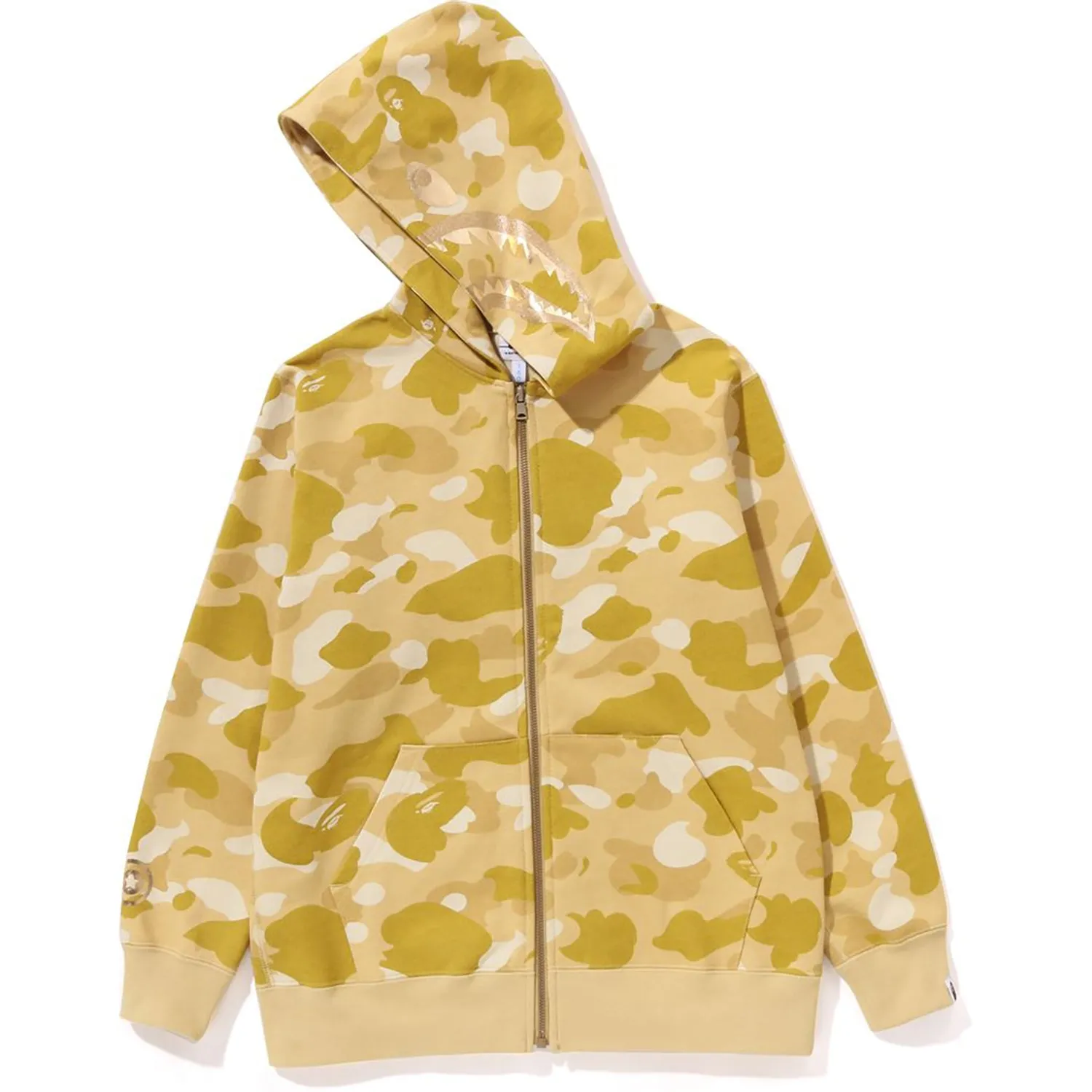 COLOR CAMO SHARK ZIP HOODIE JR KIDS