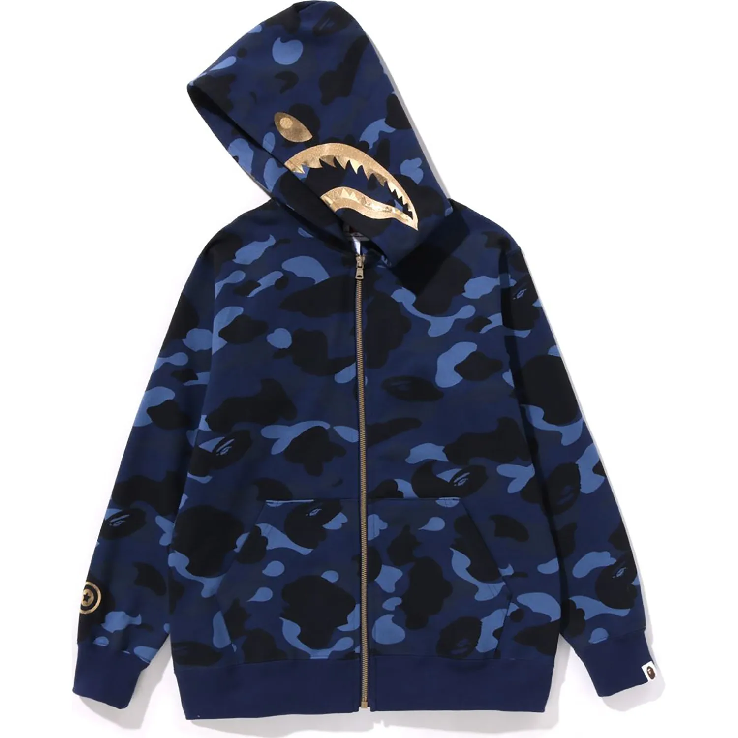 COLOR CAMO SHARK ZIP HOODIE JR KIDS