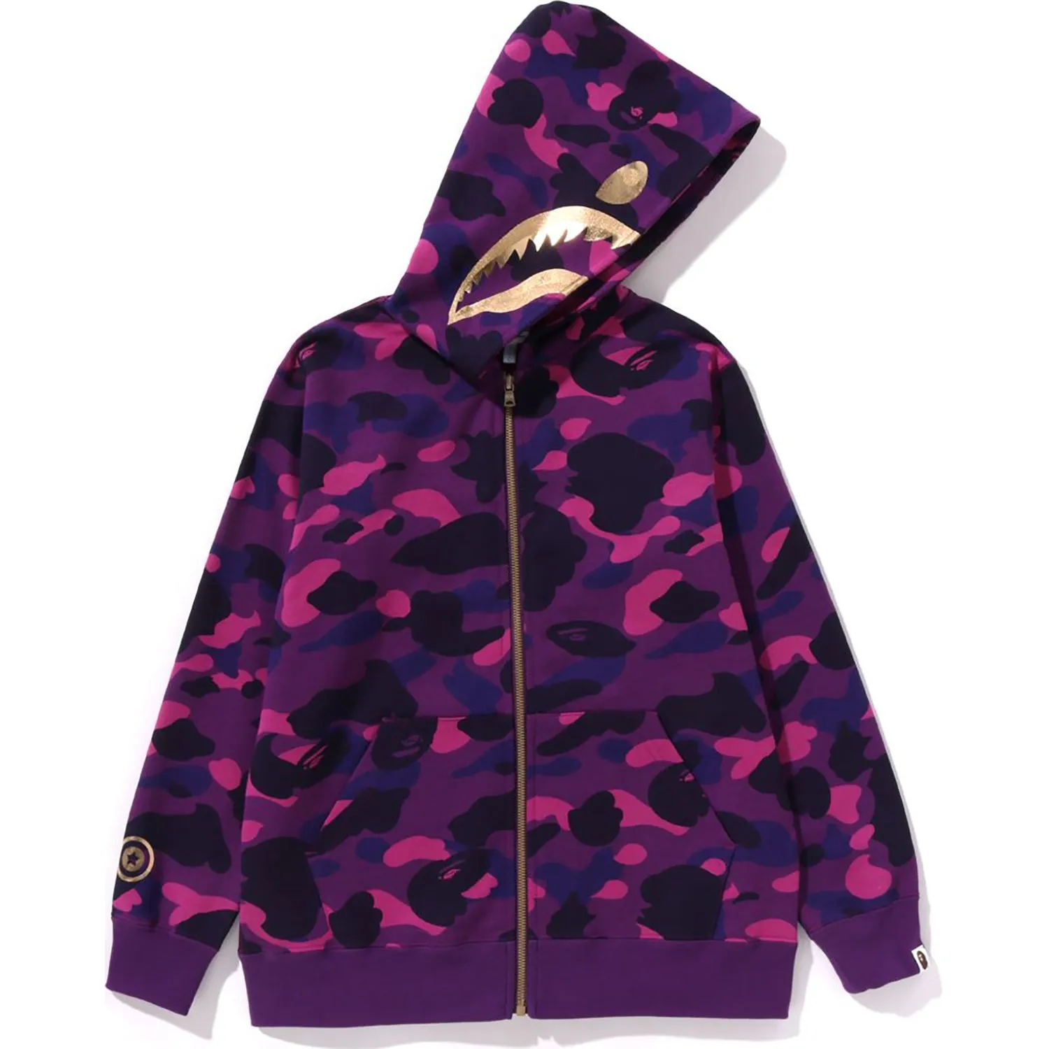 COLOR CAMO SHARK ZIP HOODIE JR KIDS