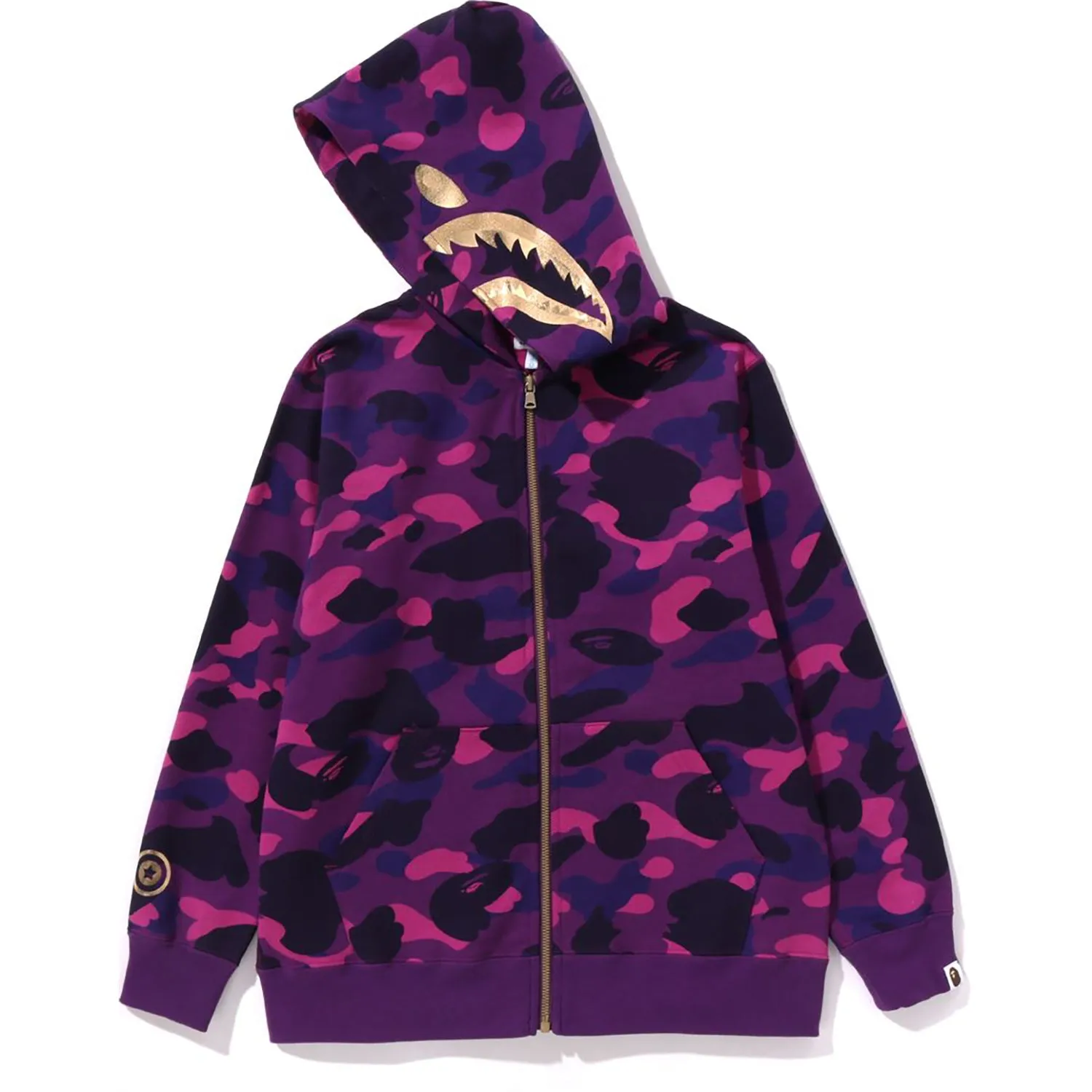 COLOR CAMO SHARK ZIP HOODIE JR KIDS