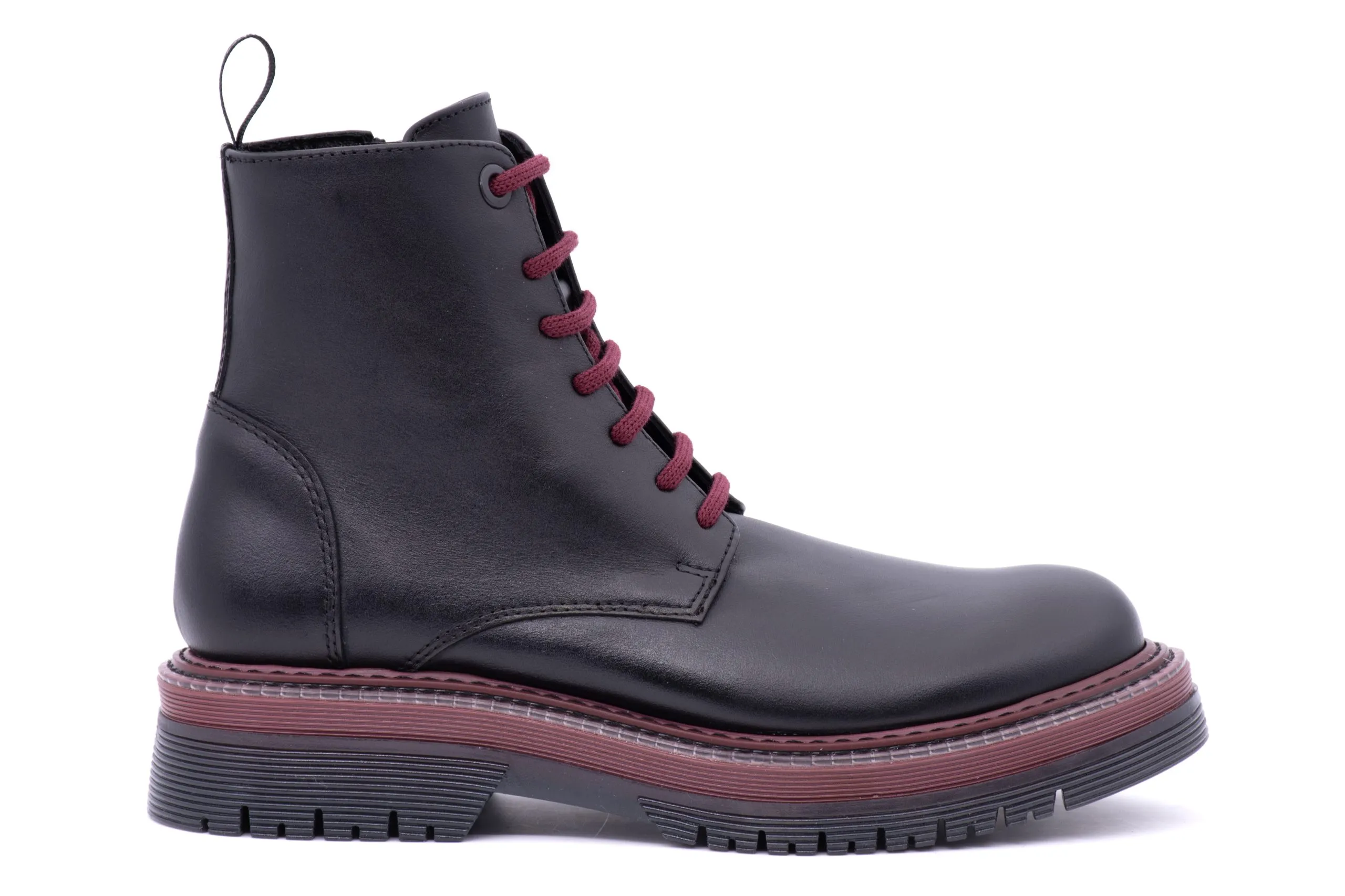 Combat Boots on Two-Tone Sole