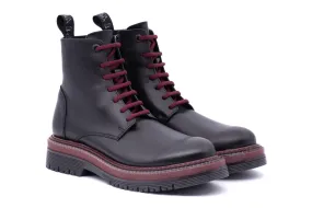 Combat Boots on Two-Tone Sole