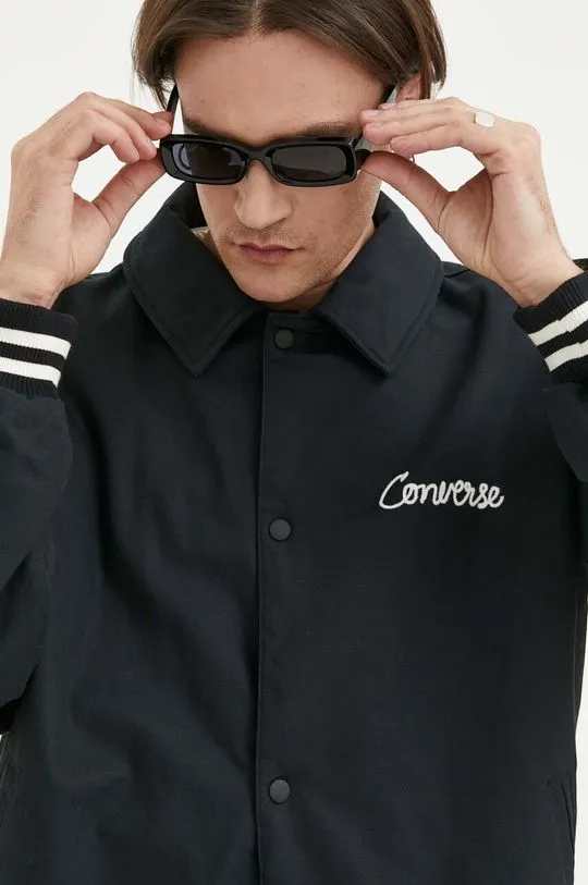 Converse jacket men's black color