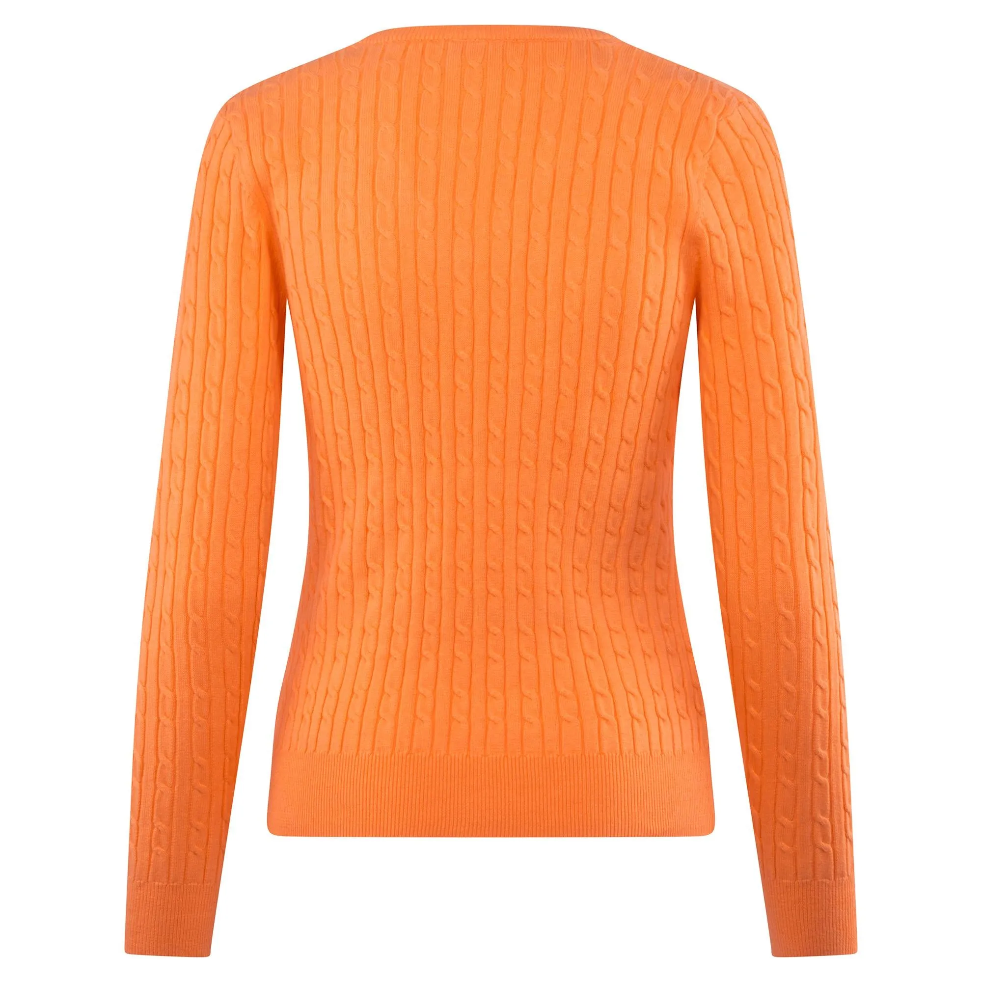 Daily Sports Madelene Ladies Knitted Sweater Kumquat