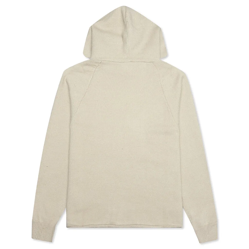 Essentials Kid's Big E Knit Hoodie - Wheat