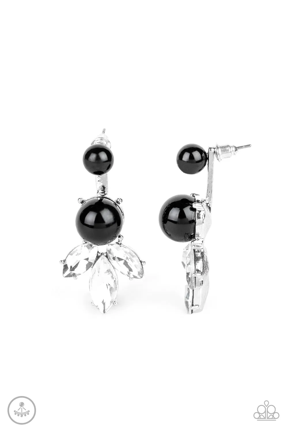 Extra Elite - Black Jacket Earring