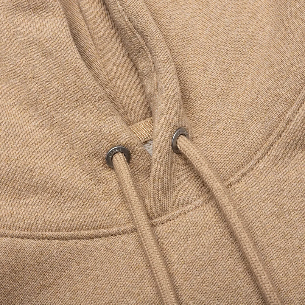 Flight Fleece Pullover Hoodie - Hemp/Heather/Sail