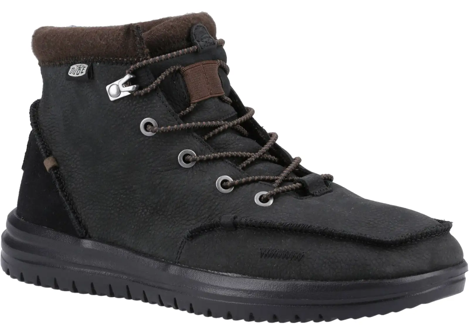 Hey Dude Bradley 40189 Mens Leather Lace Up Casual Boot