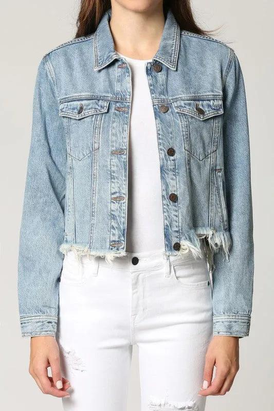 Hidden Classic Cropped Fitted Jacket