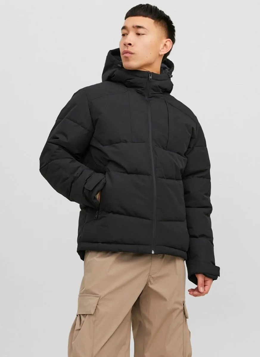 Jack & Jones Otis Puffer Hybrid Jacket Black