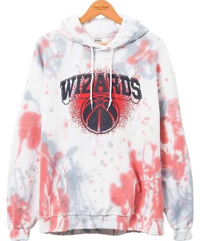 Junk Food Unisex Nba Washington Wizards Tie Dye Hoodie