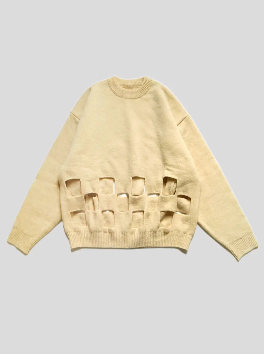 Kapital 7G Wool Windpen BIG Crew Sweater