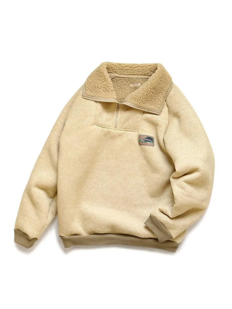 Kapital Boa Fleece ZIP Alpine Pullover Sweater