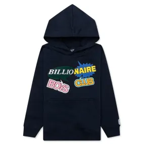 Kids BB Talk Pullover Hoodie - Navy Blazer