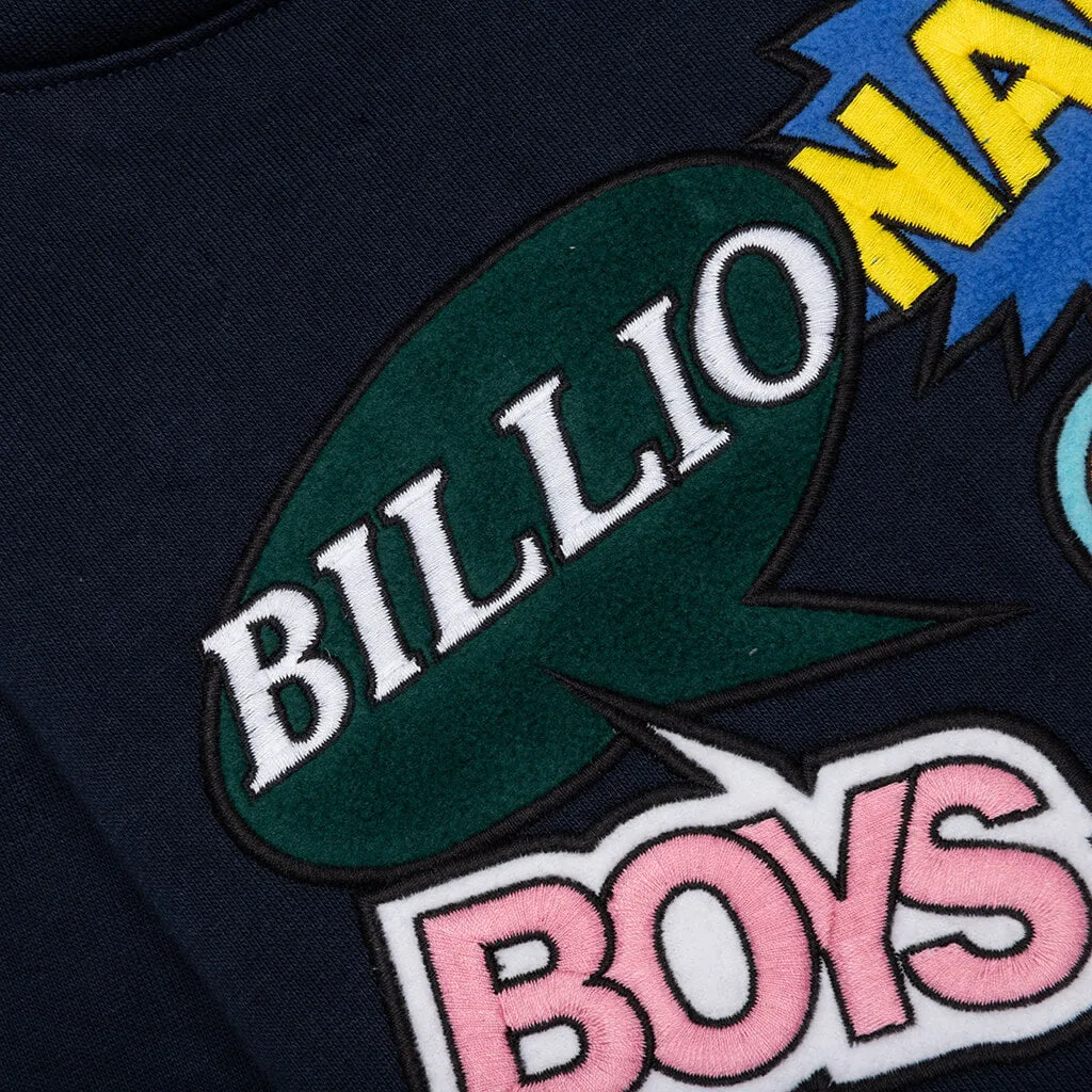 Kids BB Talk Pullover Hoodie - Navy Blazer