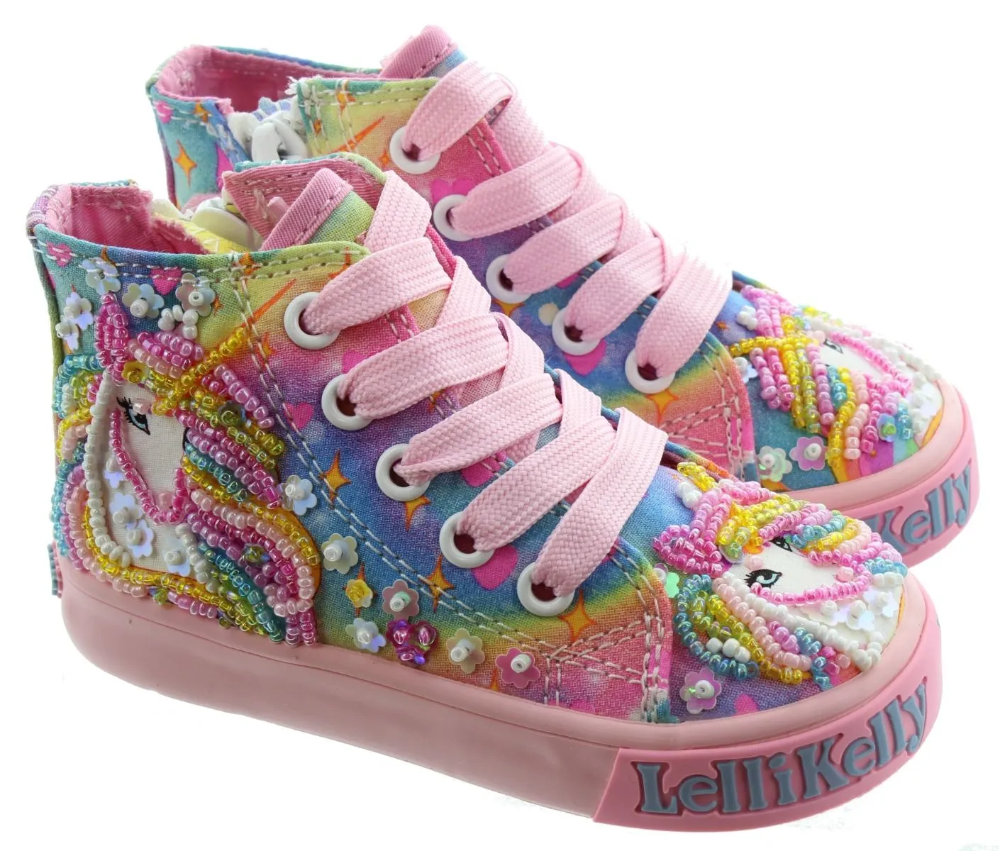 LELLI KELLY Kids LK4155 Baby Unicorn Boots In Multi