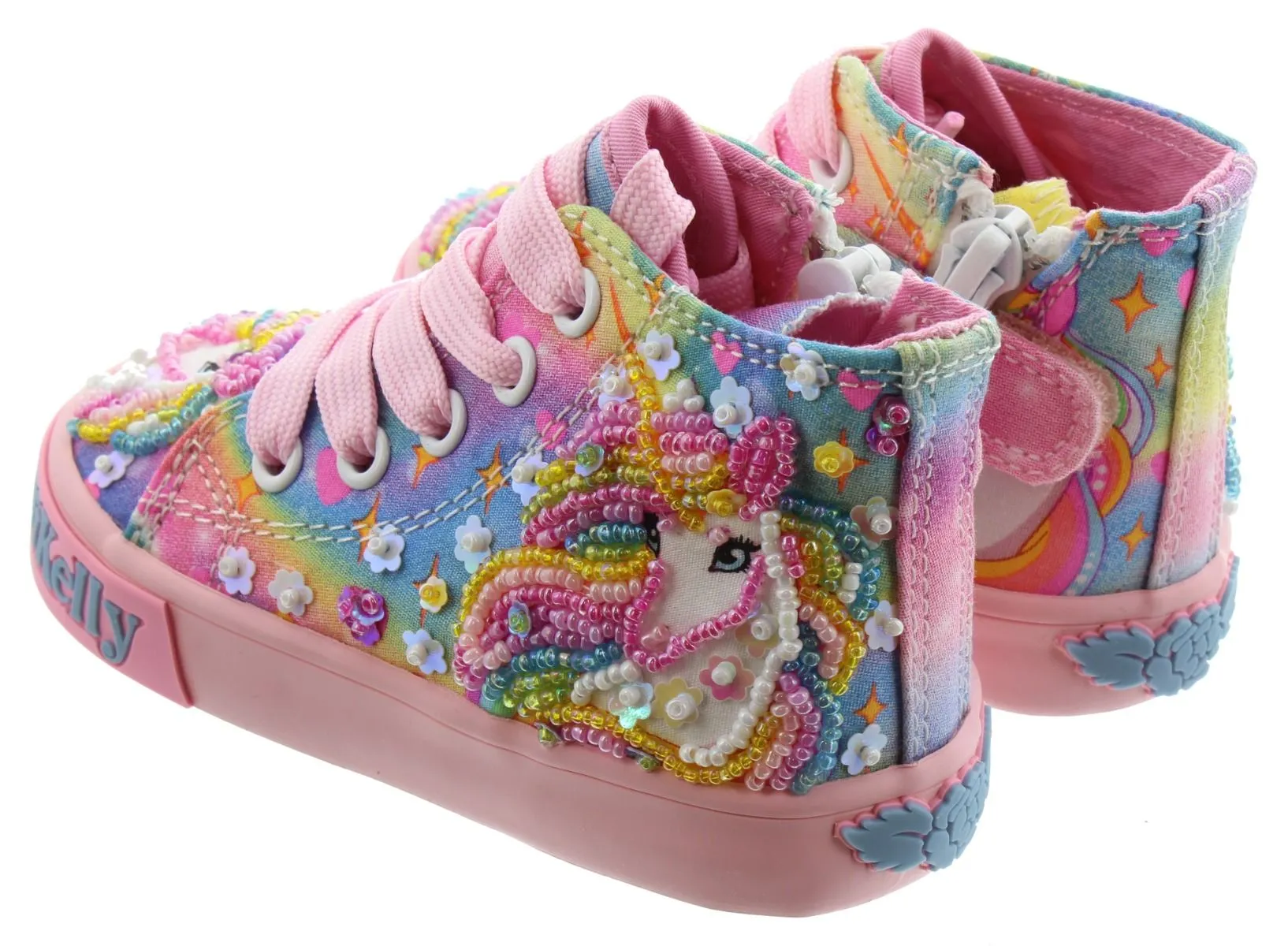 LELLI KELLY Kids LK4155 Baby Unicorn Boots In Multi