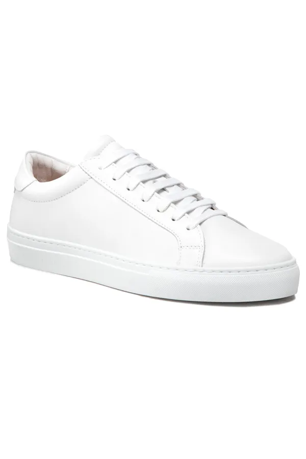 Les Deux Leather Theodor Sneaker White