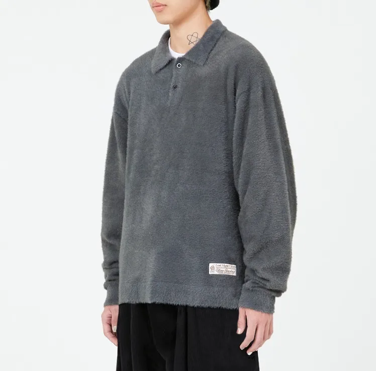 LMC  |[ LMC ]★ HAIRY KNIT COLLAR SWEATER