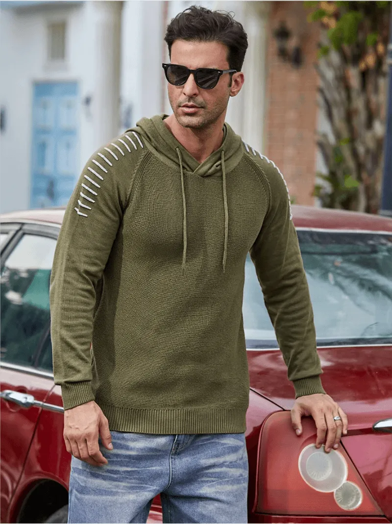 Long Sleeve Men hoodies Casual Warm Sweater