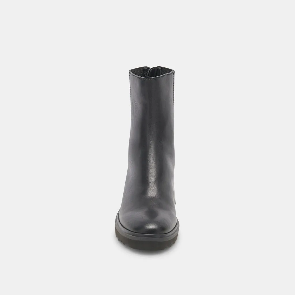 MARTY H2O Wide Boots Black Leather | Women's Waterproof Leather Boots– Dolce Vita 6950765887554